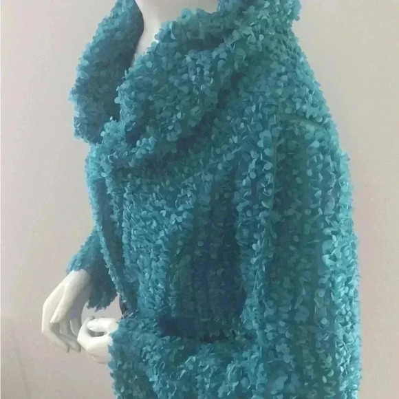 Piccadilly Women’s Teal Bling Blazer In Size XS - Picture 5 of 5